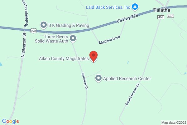 Aiken County Government, Courts & Legal, Magistrates, Jackson-Beech Island Magistrate