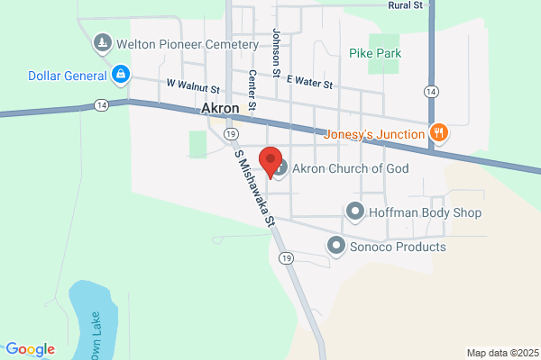 Akron Church of God, Church