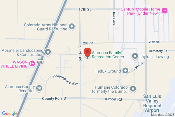 Alamosa City Government, Parks & Recreation