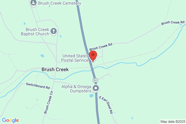 U S Government, Post Offices, Brush Creek