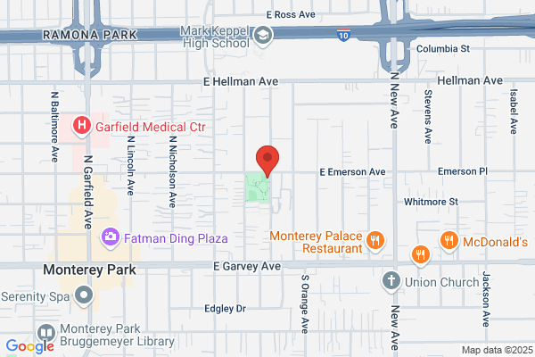 Monterey Park City of, Recreation and Parks, Facilities, Sierra Vista Park