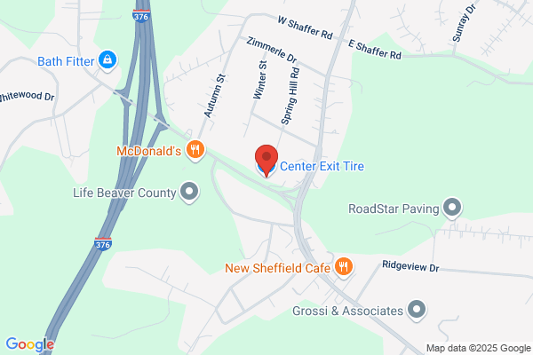 Center Exit Tire