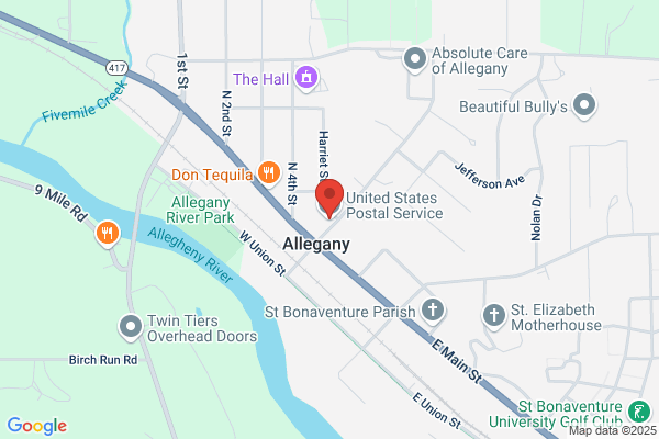 United States Government, US Postal Service, Allegany Post Office