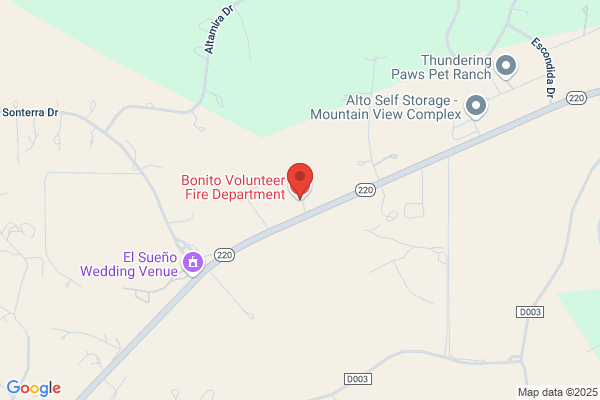 Bonito, Volunteer Fire Department