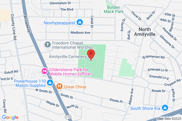 Amityville Cemtry Association Inc