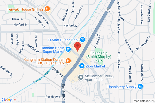 Beach and La Mirada Car Wash