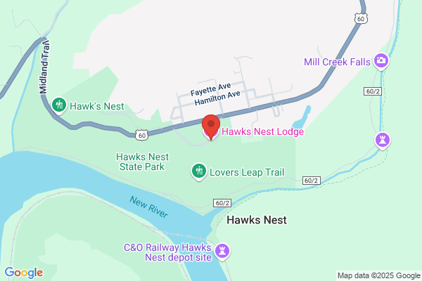 Hawks Nest State Park Lodge, Reservations Hawks Nest
