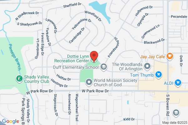 Arlington City of, Departments, Parks & Recreation Department, Recreation Centers, Dottie Lynn
