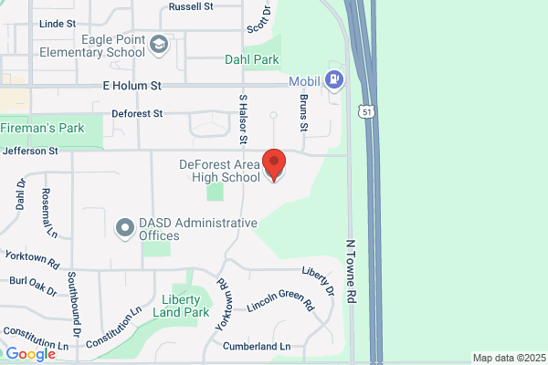 De Forest Area School District, Secondary, De Forest Area High School