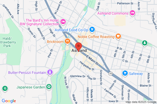 Ashland Visitors Map