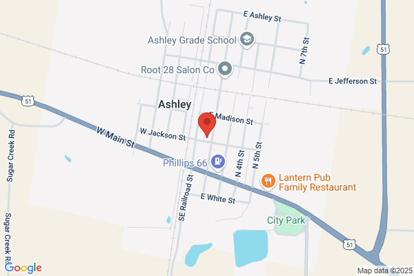 United States Government, Post Office, Ashley