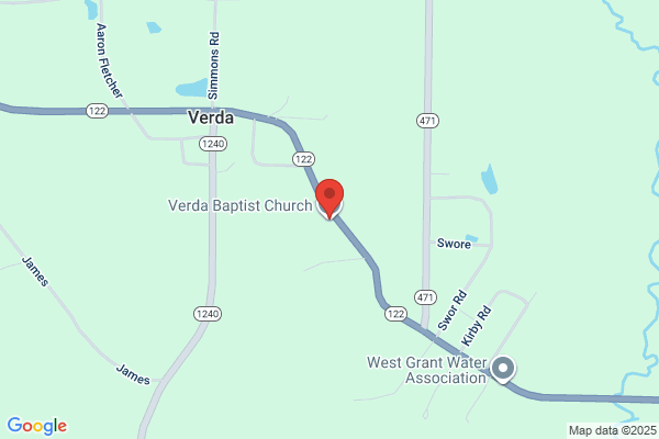 Verda Baptist Church, Church