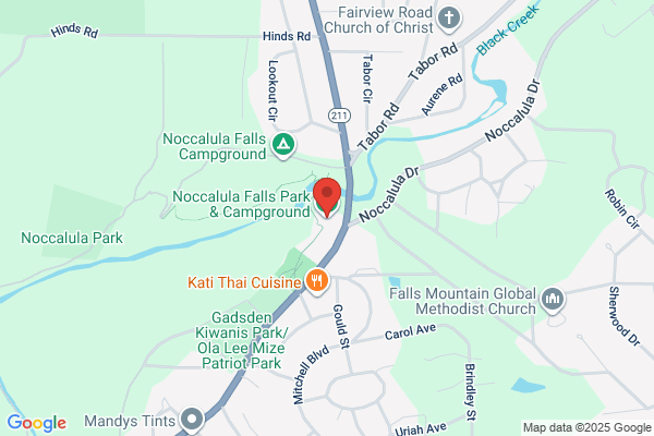 Noccalula Falls Park & Campgrounds, Campgrounds