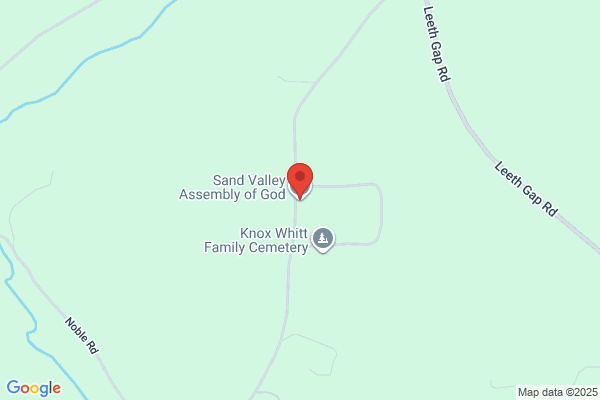 Sand Valley Assembly of God Road