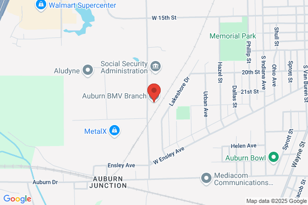 Indiana State of, License Branch Auto, Auburn