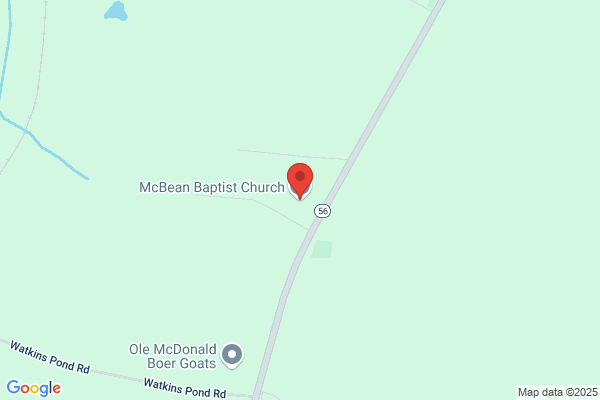 McBean Baptist Church