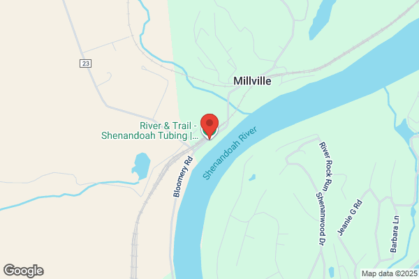 River & Trail - Shenandoah Tubing | Park & Paddle Adventures Location