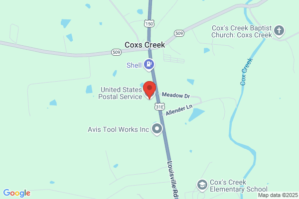 U S Government, Postal Service, Coxs Creek Post Office