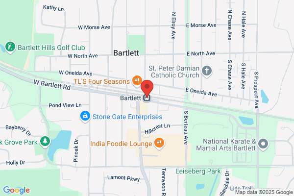 Metra Metropolitan Rail, Passenger Stations, Bartlett