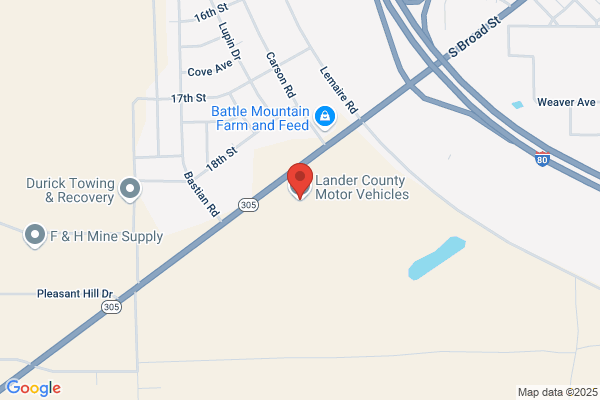 Lander County of, Motor Vehicle Dept
