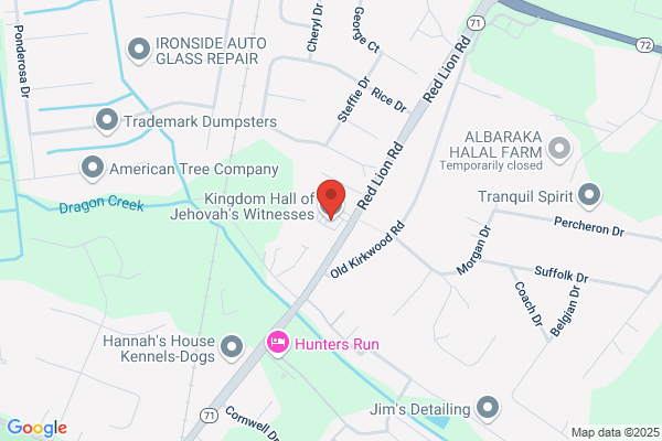 Jehovahs Witness Lums Pond Congregation