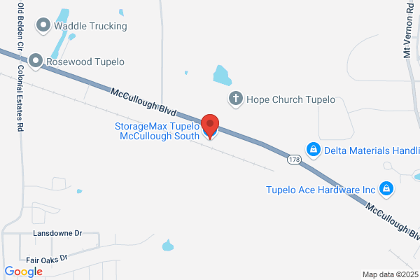StorageMax Tupelo on McCullough