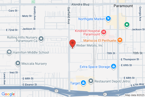 Weber Metals Inc