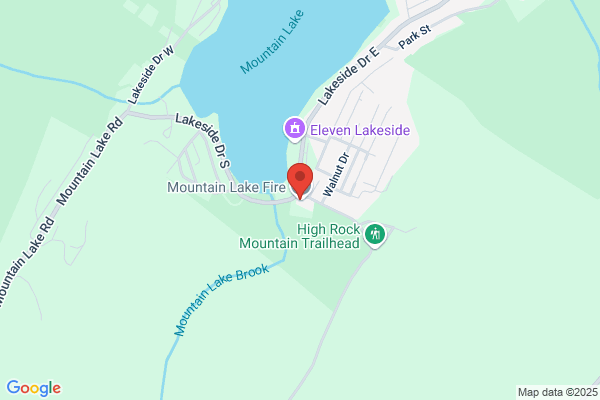 Fire, Mountain Lakes