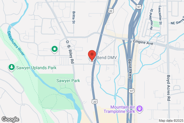 Oregon State of, Motor Vehicle Services, Bend Office, Information
