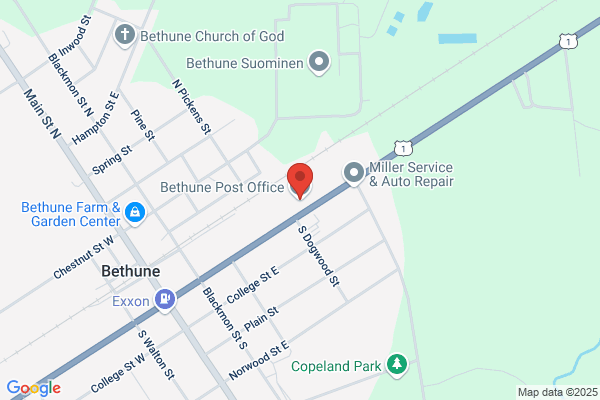 U S Government, Post Offices, Bethune