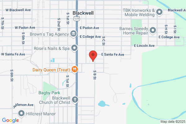 Blackwell City of, Weather Information, Warehouse