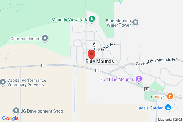 United States Government, Post Offices, Blue Mounds