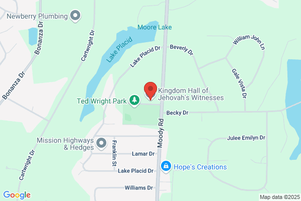 Kingdom Hall of Jehovahs Witnesses, Lake Placid Congregation