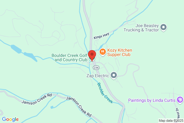 Boulder Creek Golf & Country Club, Golf Shop -Starting Times