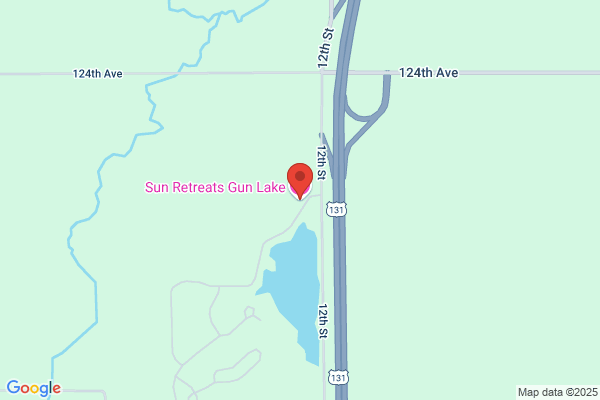 Sun Retreats Gun Lake