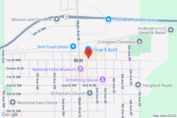 Britt City of, City Shop