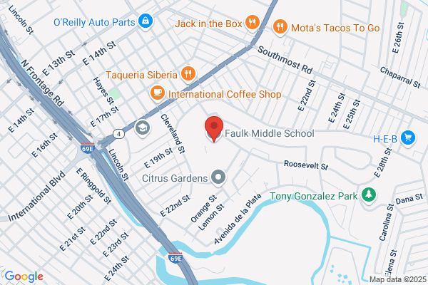 Brownsville Independent School District, Middle Schools, Faulk Middle School