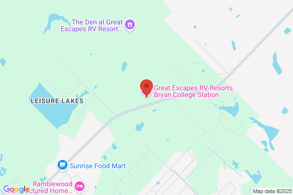 Great Escapes RV Resorts Bryan College Station