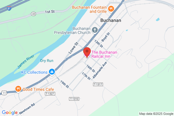 Buchanan Railcar Inn the
