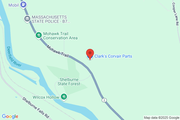 Clark's Corvair Parts Inc