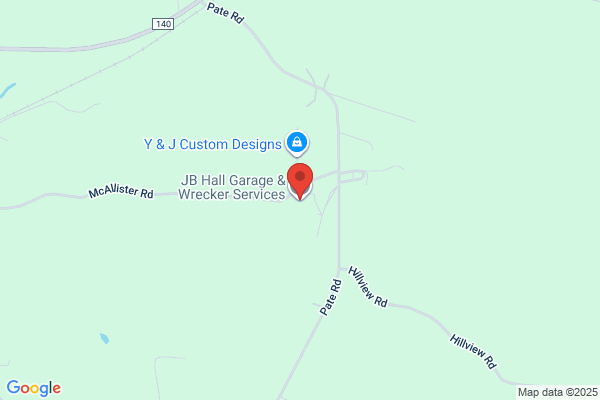 Jb Hall Garage & Wrecker Service