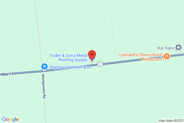 Yoder & Sons Metal Roofing Supply