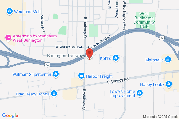 Burlington Trailways Group Tours & Travel Office