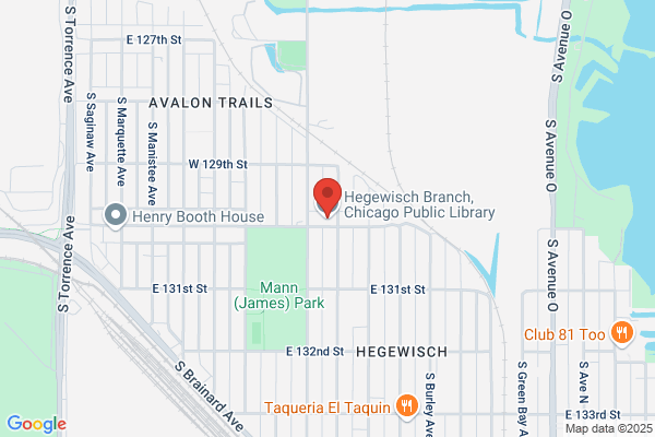 Chicago City of, Chicago Public Library, Neighborhood Libraries, Hegewisch