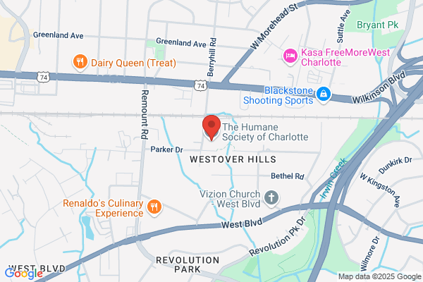 Humane Society of Charlotte Shelter & Adoption Center, Shelter