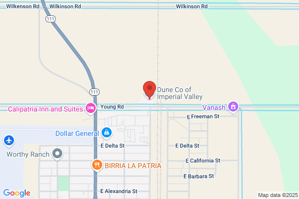 Dune Company of Imperial Valley the