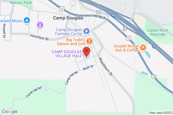 Camp Douglas Village Government, Village Maintenance Shop