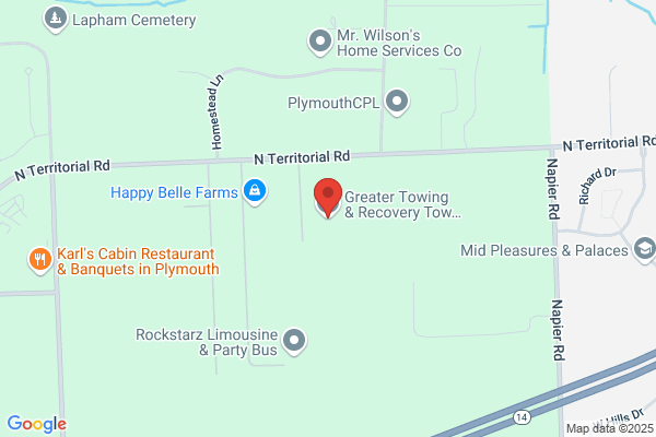 Greater Towing & Recovery Tow Truck - Plymouth