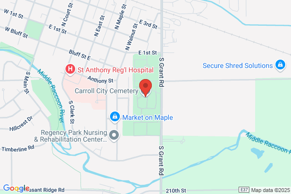 Carroll City of, City Cemetery