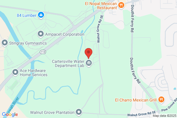 Cartersville City Government, Water Depts, Water Pollution Control Plant